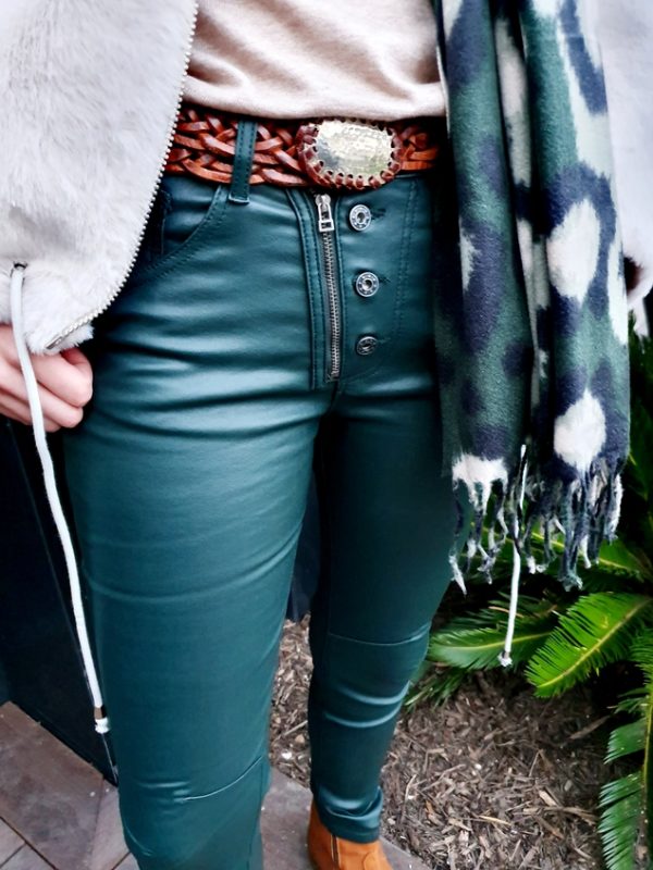 PANTALON ZIP SIMILI – Image 2