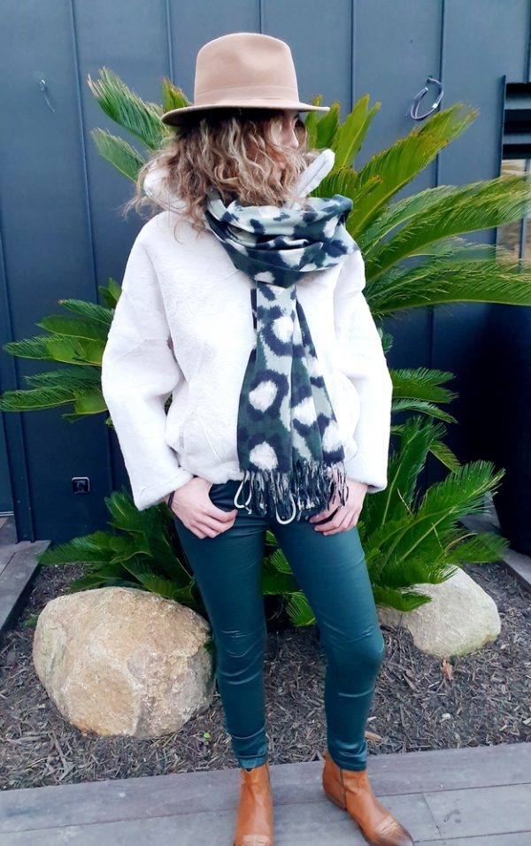 PANTALON ZIP SIMILI