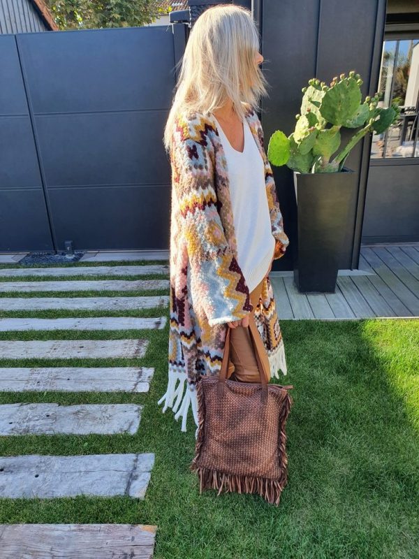 MANTEAU BOHEME BLANC – Image 2