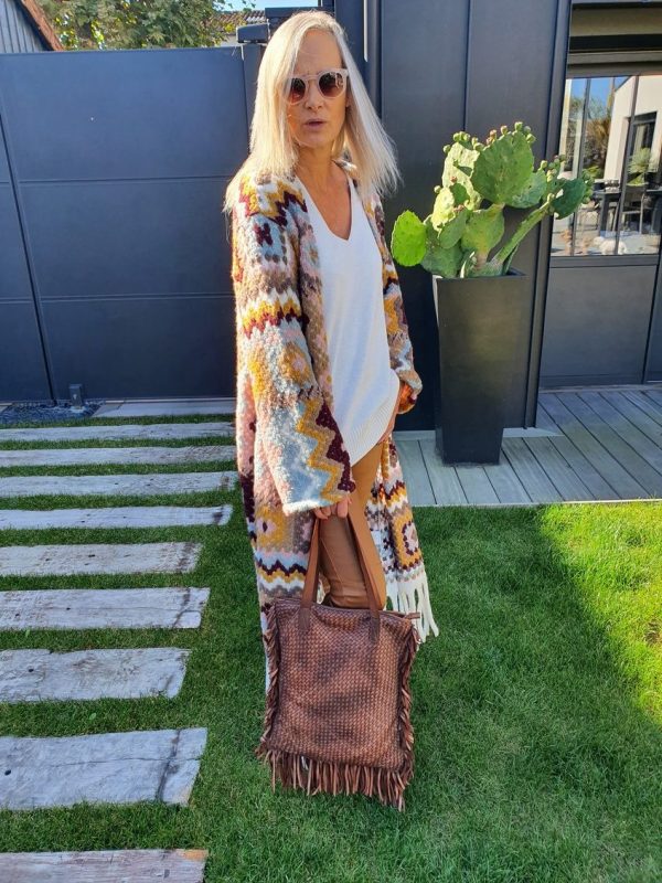 MANTEAU BOHEME BLANC – Image 3