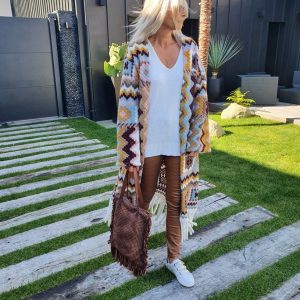 MANTEAU BOHEME BLANC