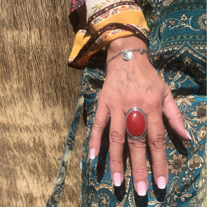 BAGUE CERISE