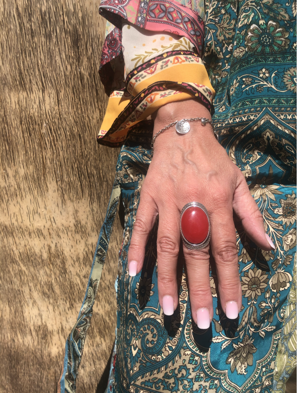 BAGUE CERISE