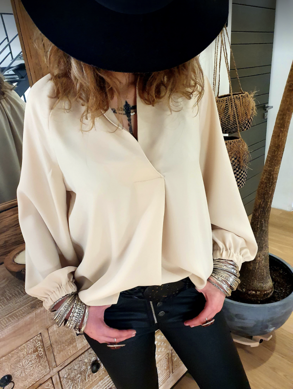 BLOUSE CLEIDE IVOIRE
