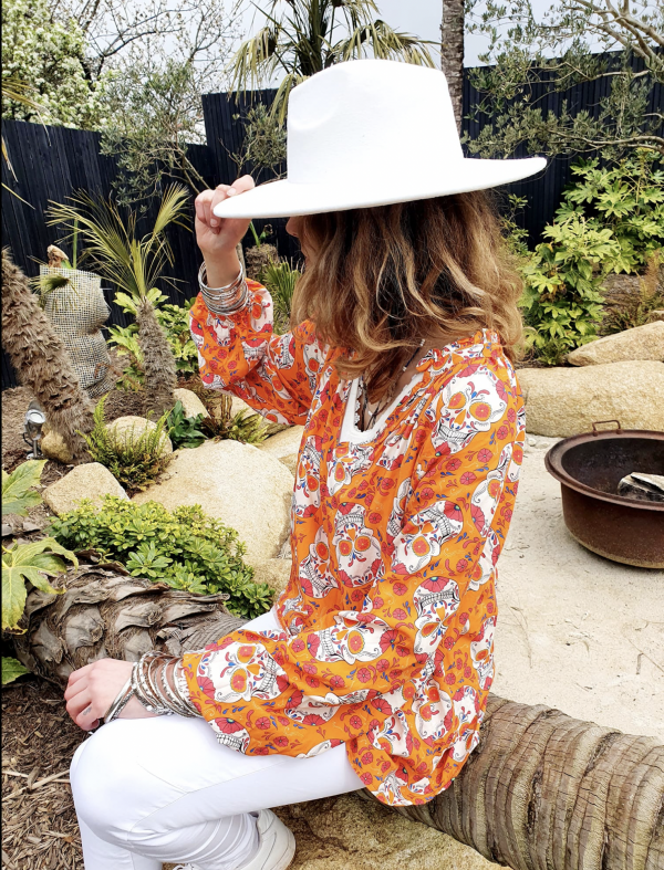 BLOUSE IVANA ORANGE – Image 2