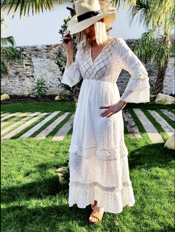 ROBE TIMIE ECRUE