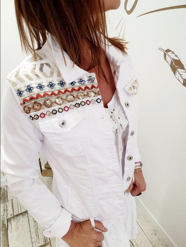 VESTE BLANCHE AGOSTINO