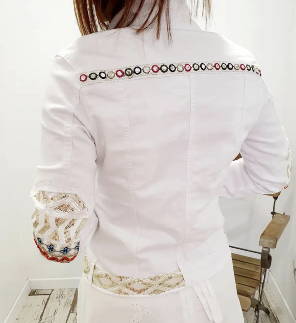 VESTE BLANCHE AGOSTINO – Image 3